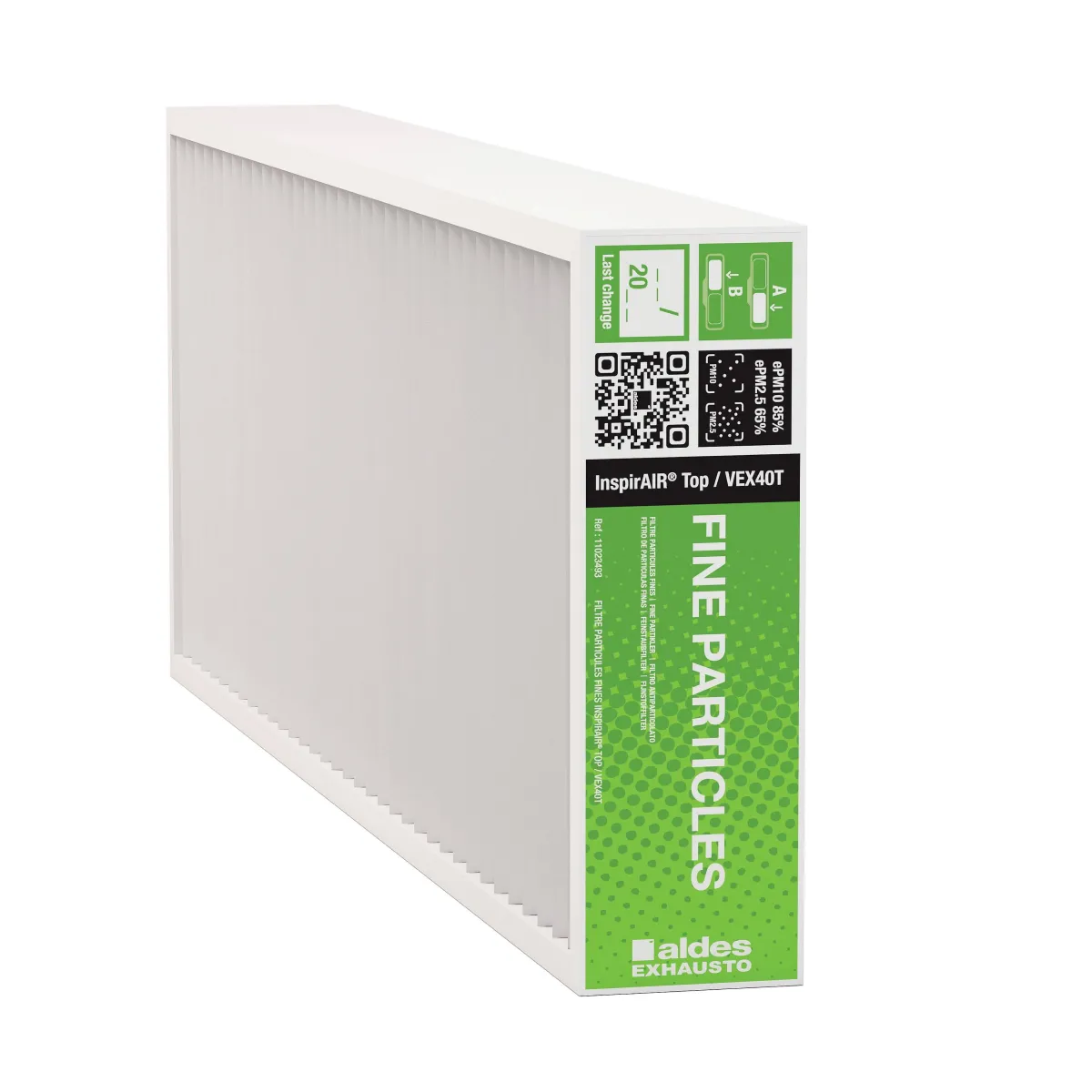Luchtzuiveraars|Brico 1 Filter Fijne Stofdeeltjes Voor Aldes Inspirair® Top