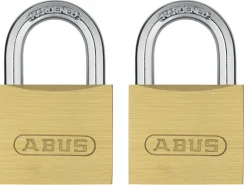 Brico Abus Hangslot Messing Tkb3/40 2 Stuks- Hangsloten