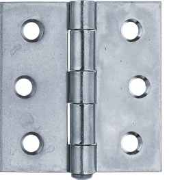 Brico Alberts Scharnier Verzonken Schroefgaten + Rvs Losse Pen 76X76X2Mm- Hoek- & Ankerwerk