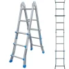Vouwladders|Brico Aldorr Home - Multiladder Uitschuifbare Vouwladder 4X3 - 2,80M