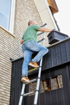 Telescopische Ladders|Brico Aldorr Home - Telescoopladder 3,20M - Met Stabilisatievoet En Soft Closing