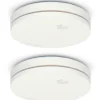 Brico Alecto Compacte Design Rookmelder Wit 2St.- Brandbeveiliging