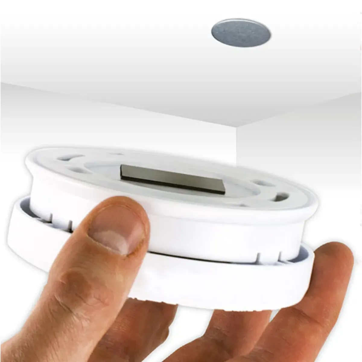 Brico Alecto Magnetische Montageset Voor Rook- En Koolmonixidemelders- Brandbeveiliging