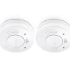 Brico Alecto Rookmelder Met 10 Jaar Batterij Sa-110 2-Pack 85Db Wit- Brandbeveiliging
