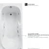 Baden|Brico Allibert Bad Carina Aquazen² 170X80Cm Wit