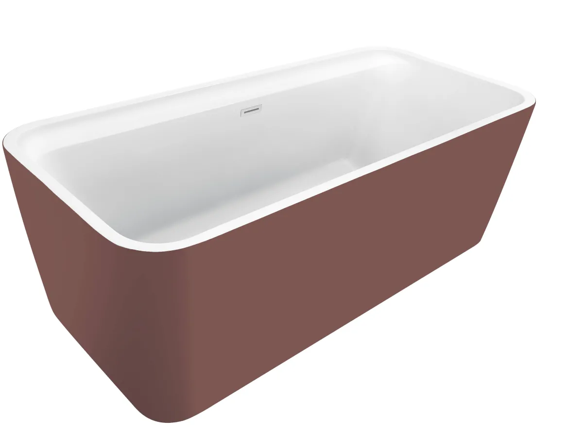 Baden|Brico Allibert Bad Kolora 170X78Cm Mat Terracotta