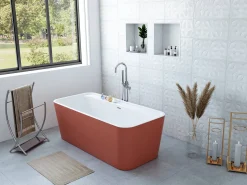 Baden|Brico Allibert Bad Kolora 170X78Cm Mat Terracotta