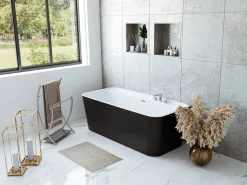 Baden|Brico Allibert Bad Kolora 170X78Cm Mat Zwart