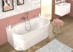 Baden|Brico Allibert Bad Ondina 170X87X56Cm Wit Glanzend