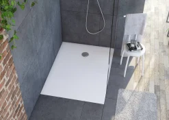 Douchebakken & Accessoires|Brico Allibert Douchebak Karbon 120X90Cm Rechthoek Wit