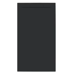 Douchebakken & Accessoires|Brico Allibert Douchebak Luna 160X90Cm Rechthoek Mat Zwart