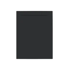 Douchebakken & Accessoires|Brico Allibert Douchebak Luna 120X90Cm Rechthoek Mat Zwart