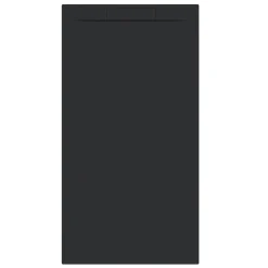 Douchebakken & Accessoires|Brico Allibert Douchebak Luna 180X90Cm Rechthoek Mat Zwart