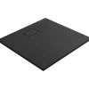 Douchebakken & Accessoires|Brico Allibert Douchebak Terreno 90X90Cm Vierkant Zwart