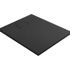 Douchebakken & Accessoires|Brico Allibert Douchebak Terreno 100X80Cm Rechthoek Zwart