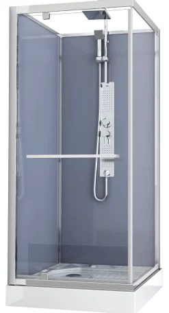 Douchecabines|Brico Allibert Douchecabine Anapurna Vierkant 90X90Cm