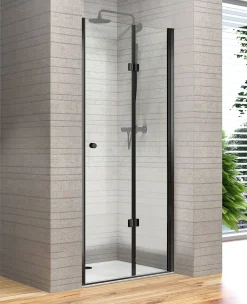 Douchedeuren|Brico Allibert Douchedeur Palma 80X195Cm Zwart