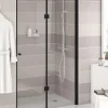 Douchedeuren|Brico Allibert Douchedeur Palma 120X195Cm Zwart