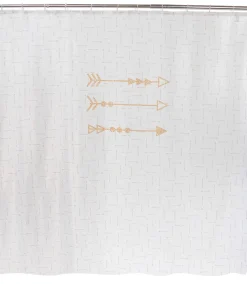 Douchegordijnen|Brico Allibert Douchegordijn Pijlen Polyester 180X200Cm