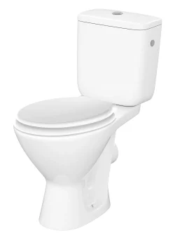 Duoblok Toiletten|Brico Allibert Duoblok Toilet Vito I Pk Aanlsuiting I Quick Release & Soft-Close Toiletzitting Wit