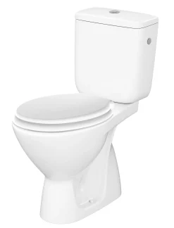 Duoblok Toiletten|Brico Allibert Duoblok Toilet Vito I Ao Aanlsuiting I Quick Release & Soft-Close Toiletzitting Wit
