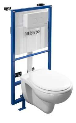 Inbouwtoiletten|Brico Allibert Inbouwreservoir Set Elsa | Soft-Close Toiletzitting