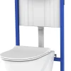 Inbouwtoiletten|Brico Allibert Inbouwreservoir Set Link | Soft-Close Toiletzitting | Bedieningspaneel Met Infrarood Herkenning Zwart