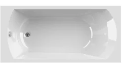 Baden|Brico Allibert Rechthoekig Bad Diva 170X80X52,5-54Cm Wit