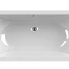 Baden|Brico Allibert Rechthoekig Bad Diva Duo 180X80X52,5-54Cm Wit