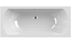 Baden|Brico Allibert Rechthoekig Bad Diva Duo 180X80X52,5-54Cm Wit