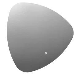 Spiegels|Brico Allibert Spiegel Mandel 78Cm Met Verlichting Amandelvormig
