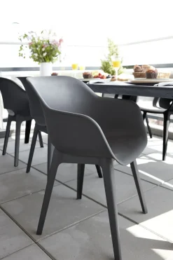 Brico Allibert Tuinstoel Akola Kuip Grafiet- Tuinstoelen