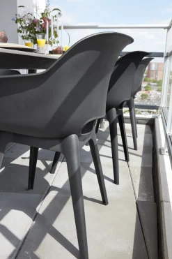 Brico Allibert Tuinstoel Akola Kuip Grafiet- Tuinstoelen