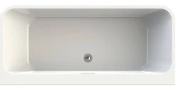 Baden|Brico Allibert Vrijstaand Hoekbad Nudea Rechts 170X75X58Cm Wit