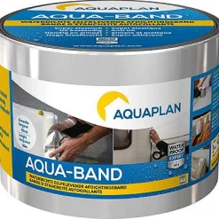 Roofing & Dakrollen|Brico Aquaplan Afdichtingsband 'Aqua-Band' Alu 10 M X 10 Cm