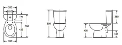 Duoblok Toiletten|Brico Aquavive Duoblok Toilet Avisio I Pk Aansluiting I Randloos Toiletpot Wit