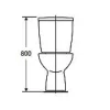 Duoblok Toiletten|Brico Aquavive Duoblok Toilet Avisio I Ao Aansluiting I Randloos Toiletpot Wit