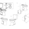 Duoblok Toiletten|Brico Aquavive Duoblok Toilet Ippari I Ao Aansluiting I Soft-Close Toiletzitting Wit
