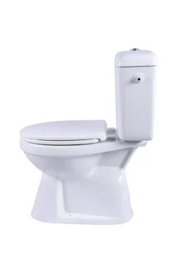 Duoblok Toiletten|Brico Aquavive Duoblok Toilet Ippari I Ao Aansluiting I Soft-Close Toiletzitting Wit