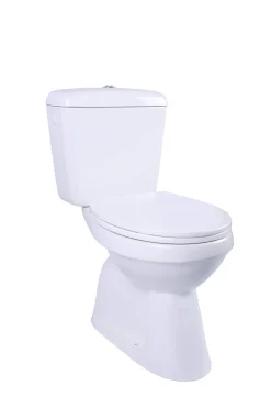 Duoblok Toiletten|Brico Aquavive Duoblok Toilet Ippari I Ao Aansluiting I Soft-Close Toiletzitting Wit