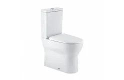 Duoblok Toiletten|Brico Aquavive Duoblok Toilet| Universele Afvoer| Randloos | Verhoogd +7Cm | Wit