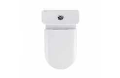 Duoblok Toiletten|Brico Aquavive Duoblok Toilet| Universele Afvoer| Randloos | Verhoogd +7Cm | Wit