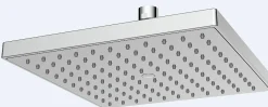 Douchekop|Brico Aquavive Eco Hoofddouche Sacco 22Cm Chroom