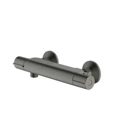 Douchekranen|Brico Aquavive Eco Thermostatische Douchekraan Nilson Gun Metal 15Cm