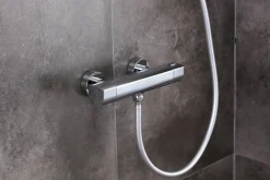 Douchekranen|Brico Aquavive Eco Thermostatische Douchekraan Sillaro Chroom 15Cm
