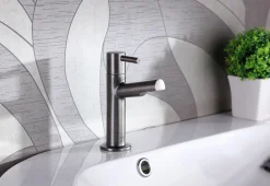 Fonteinkranen|Brico Aquavive Fonteinkraan Toce Gun Metal