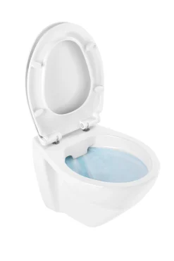 Wandclosetten|Brico Aquavive Hangtoilet Lanico Wit | Soft-Close Toiletzitting | Randloos Toiletpot