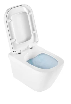 Wandclosetten|Brico Aquavive Hangtoilet Marano Wit | Soft-Close Toiletzitting | Randloos Toiletpot