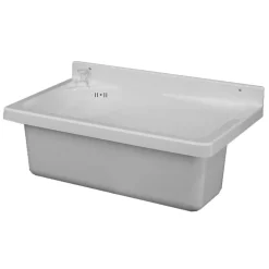 Keukenbladen & Spoelbakken|Brico Aquavive Uitgietbak Ardeche Kunststof 54Cm Wit