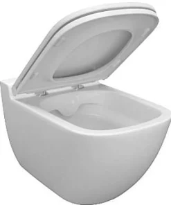 Inbouwtoiletten|Brico Aquazuro Inbouwreservoir Set Iris | Quick Release & Soft-Close Toiletzitting | Randloos Toiletpot